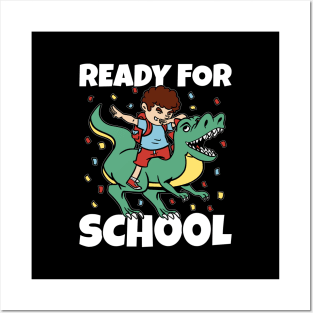 Ready For School T-Rex Posters and Art